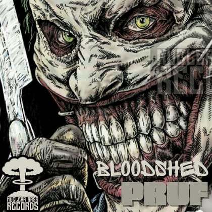 Bloodshed album by Pruf - Drum and Bass Cover Art