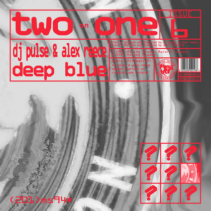 Kudos / Staircase album by Alex Reece, Deep blue & DJ Pulse - Drum and Bass Cover Art