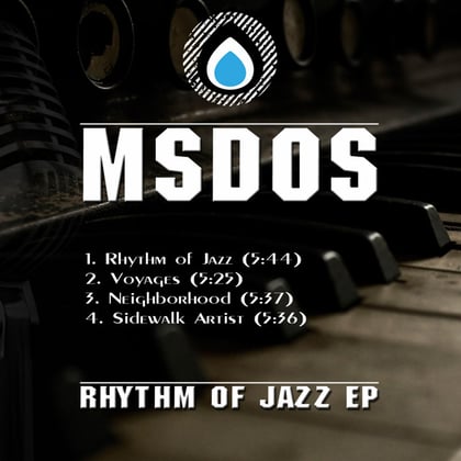 Rhythm of Jazz Ep album by MSDOS - Drum and Bass Cover Art