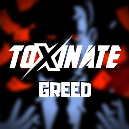 Greed album by Toxinate - Drum and Bass Cover Art