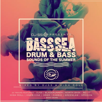 Bass Sea album by DJ SS & Samurai Breaks - Drum and Bass Cover Art