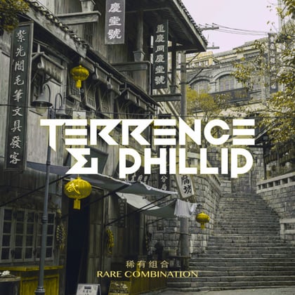 Rare Combination album by Terrence & Phillip - Drum and Bass Cover Art