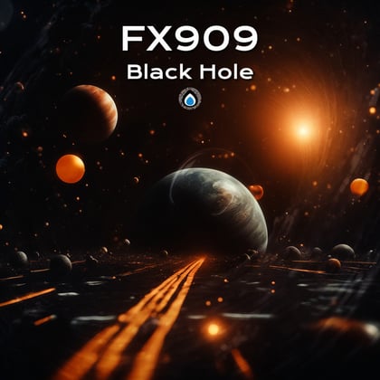 Black hole Ep album by FX909 - Drum and Bass Cover Art