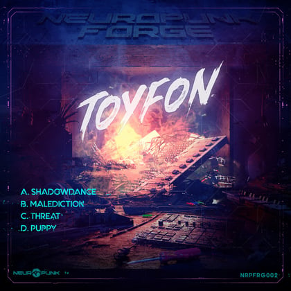 Shadowdance album by Toyfon - Drum and Bass Cover Art