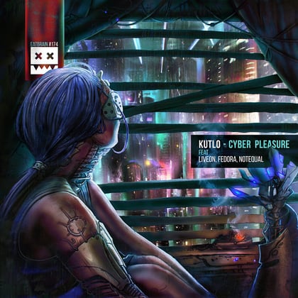 Cyber Pleasure album by Kutlo - Drum and Bass Cover Art