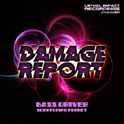 Bass Driver album by Damage Report - Drum and Bass Cover Art