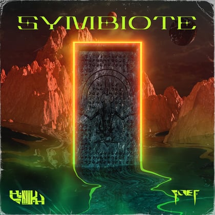 Symbiote album by YZMIKH - Drum and Bass Cover Art