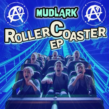 RollerCoaster EP album by Mudlark - Drum and Bass Cover Art
