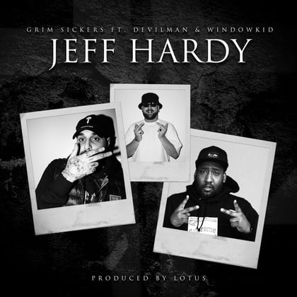 Jeff Hardy album by Vibe Chemistry, Grim Sickers, Window Kid & Devilman - Drum and Bass Cover Art