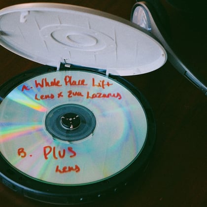 Whole Place Lift / Plus album by Lens & Eva Lazarus - Drum and Bass Cover Art