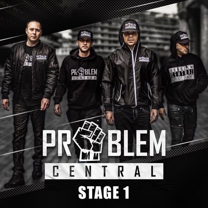 Stage 1 album by Problem Central - Drum and Bass Cover Art