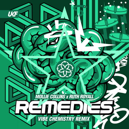 Remedies (Vibe Chemistry Remix) album by Mollie Collins, Vibe Chemistry & Ruth Royall - Drum and Bass Cover Art