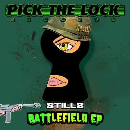 Battlefield EP album by StillZ - Drum and Bass Cover Art