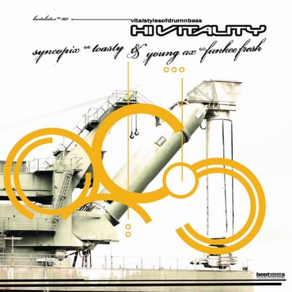 Toasty/Funkee Fresh album by Young Ax & Kryptic Minds - Drum and Bass Cover Art