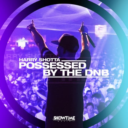 Possessed by the DNB album by Harry Shotta - Drum and Bass Cover Art