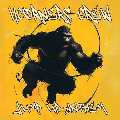 Jump Up Anthem album by 4Corners Crew - Drum and Bass Cover Art