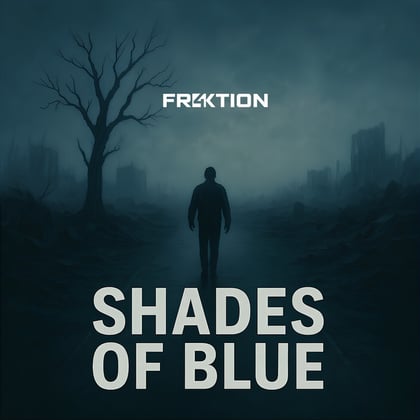 Shades Of Blue album by Fr4ktion - Drum and Bass Cover Art