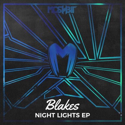 Night Lights album by Blakes - Drum and Bass Cover Art