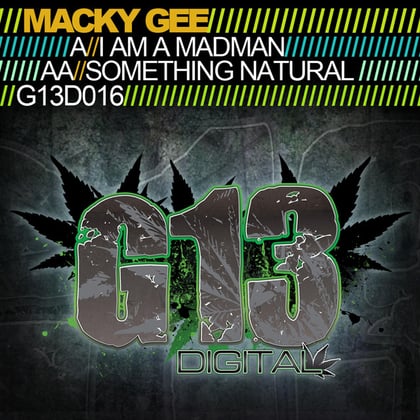I Am a Madman / Something Natural album by Macky Gee - Drum and Bass Cover Art