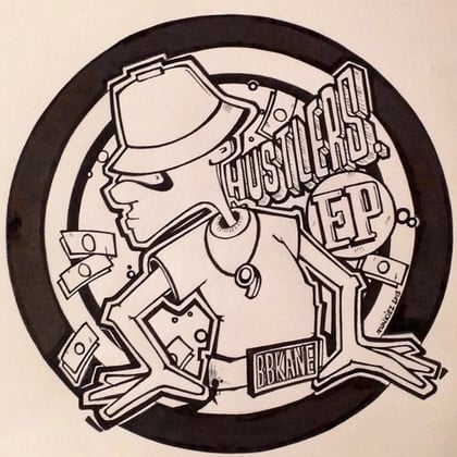 Hustlers EP album by Bay B Kane - Drum and Bass Cover Art