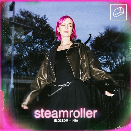 Steamroller album by Inja - Drum and Bass Cover Art