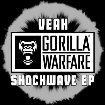 Shockwave EP album by Salaryman & Veak - Drum and Bass Cover Art