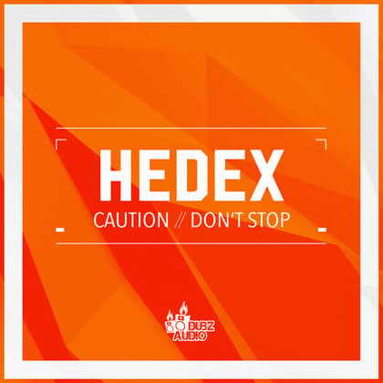 Caution / Dont Stop album by Hedex & Black Orchid - Drum and Bass Cover Art