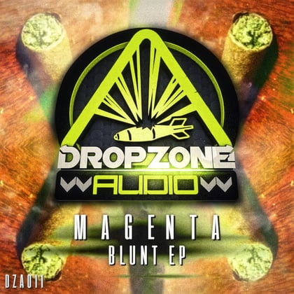Blunt album by Magenta - Drum and Bass Cover Art