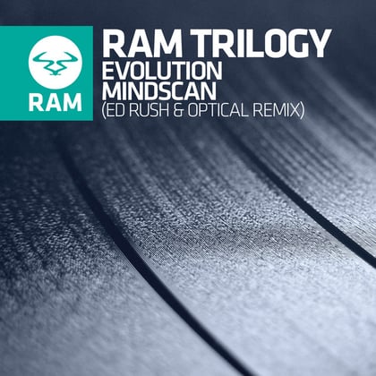 Evolution / Mindscan (Ed Rush & Optical Remix) album by Ram Trilogy - Drum and Bass Cover Art