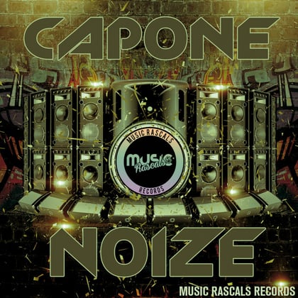 Noize album by Capone - Drum and Bass Cover Art
