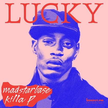 Lucky album by Kasra & MadStarBase - Drum and Bass Cover Art