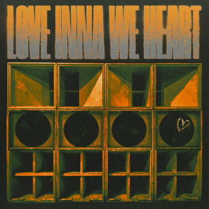 Love Inna We Heart album by Kasra, Numa Crew, Long Range & Charlie P - Drum and Bass Cover Art