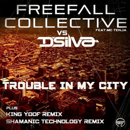 Trouble In My City album by King Yoof - Drum and Bass Cover Art