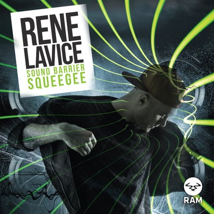 Sound Barrier / Squeegee album by René LaVice - Drum and Bass Cover Art