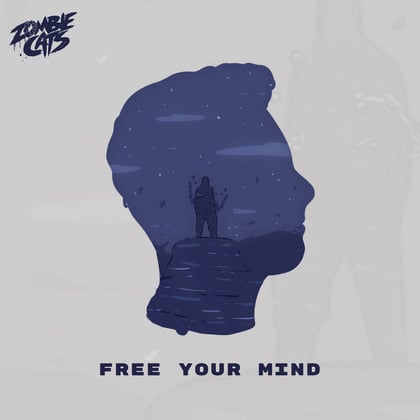 Free Your Mind album by Zombie Cats - Drum and Bass Cover Art