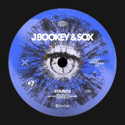 Rounds album by Bookey - Drum and Bass Cover Art