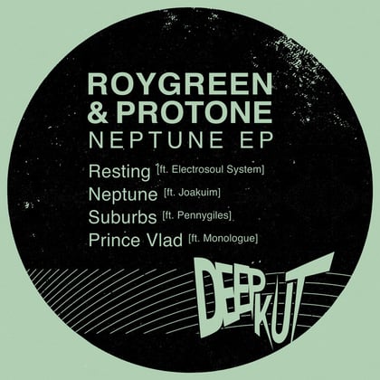 Neptune EP album by RoyGreen & Protone - Drum and Bass Cover Art