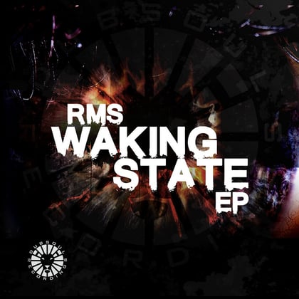 Waking State album by RMS - Drum and Bass Cover Art