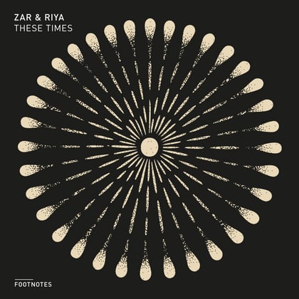 These Times album by Zar & Riya - Drum and Bass Cover Art