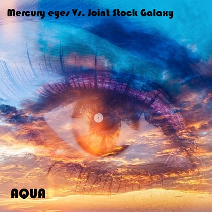 Aqua album by Joint Stock Galaxy - Drum and Bass Cover Art