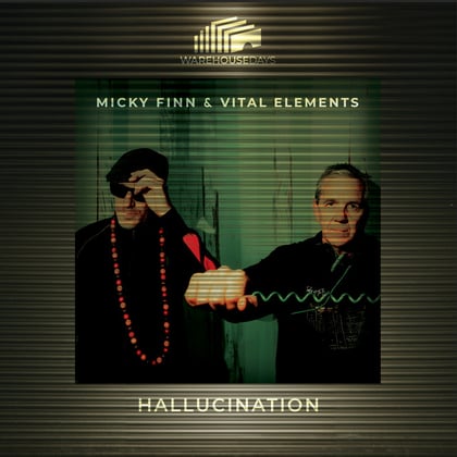 Hallucination album by Micky Finn & Vital Elements - Drum and Bass Cover Art