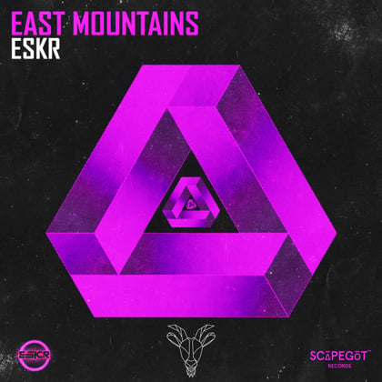 East Mountains album by ESKR - Drum and Bass Cover Art