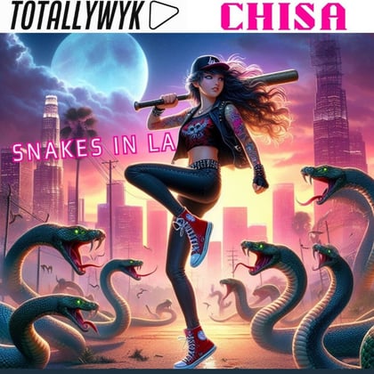 Snakes in La album by totallywykd & Chisa - Drum and Bass Cover Art