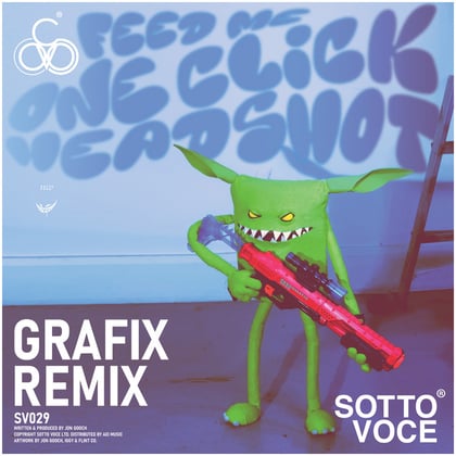 One Click Headshot (Grafix Remix) album by Grafix - Drum and Bass Cover Art