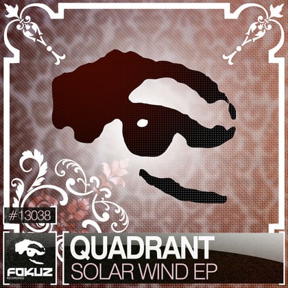 Solar Wind EP album by Quadrant & DEAD BATTERY - Drum and Bass Cover Art
