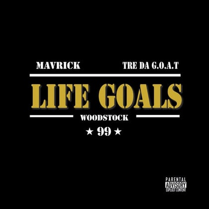 Life Goals album by MAV - Drum and Bass Cover Art