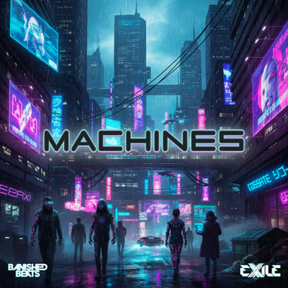 Machines album by Exile - Drum and Bass Cover Art
