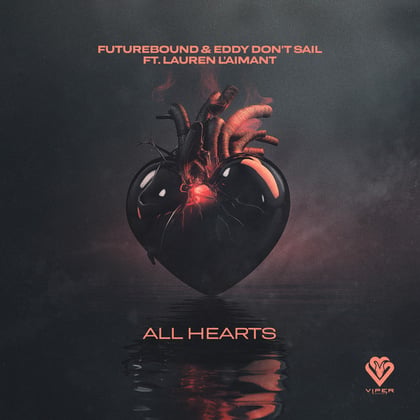 All Hearts album by Futurebound - Drum and Bass Cover Art