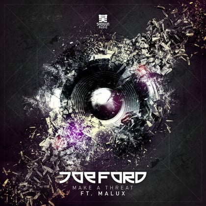 Make a Threat album by Joe Ford - Drum and Bass Cover Art