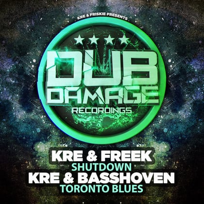 Shutdown album by Freek - Drum and Bass Cover Art